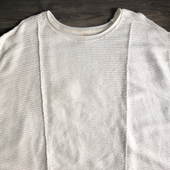 Free People FP Movement Textured Oversized Tee Shirt Large - Picture 5 of 14